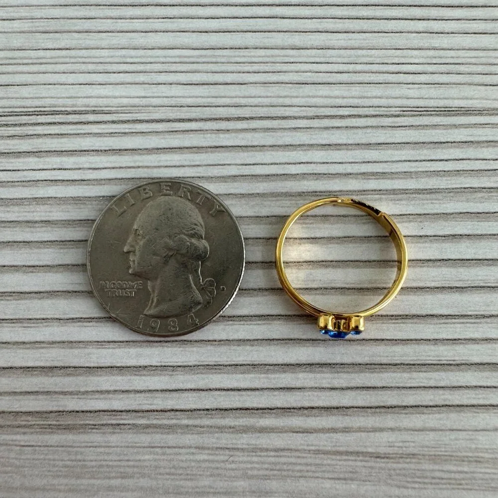 Vintage Mickey Mouse September Birthstone Ring